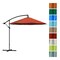 Nature Spring Patio Umbrella Cantilever Hanging Outdoor Shade, Easy Crank and Base for Table, 10-foot (Orange) 203186MYQ - alternate 3